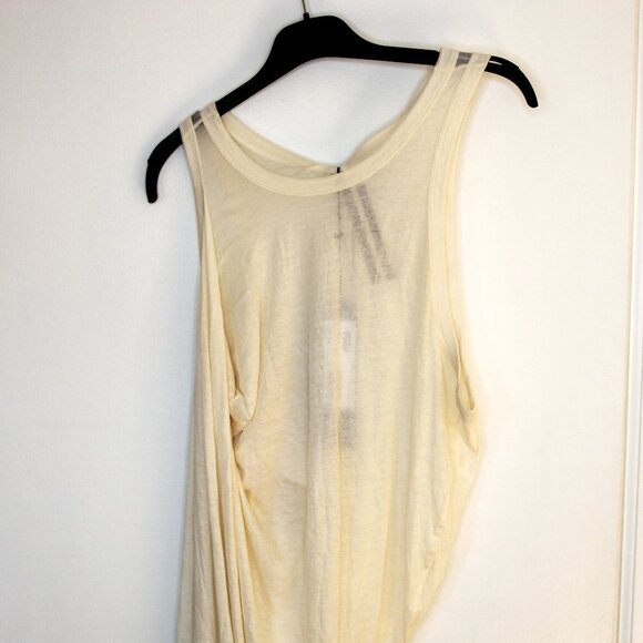 BNWT SS25 RICK OWENS "HOLLYWOOD" ANTHEM TANK TOP M - Picture 2 of 12